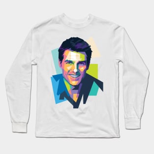 Tom Cruise in WPAP V1 Long Sleeve T-Shirt